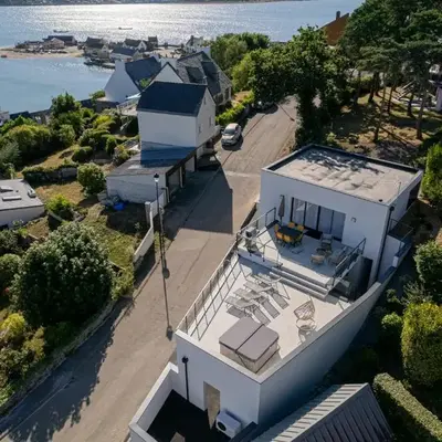 Maison vue mer avec SPA au Dourduff en mer