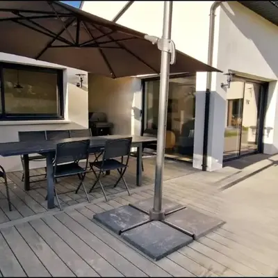 Le Garros - Maison familiale calme 300m des plages