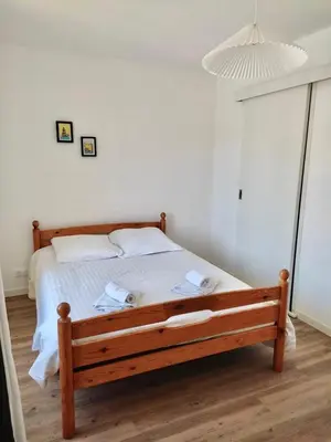 Un ou plusieurs lits dans un hébergement de l'établissement Appartement 1 chambre Centre Ville