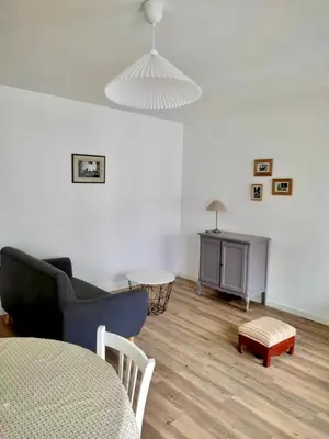 Coin salon dans l'établissement Appartement 1 chambre Centre Ville