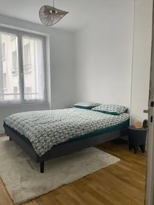 Un ou plusieurs lits dans un hébergement de l'établissement Appartement 2 pers centre Siam