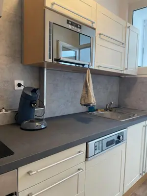Cuisine ou kitchenette dans l'établissement Appartement 2 pers centre Siam