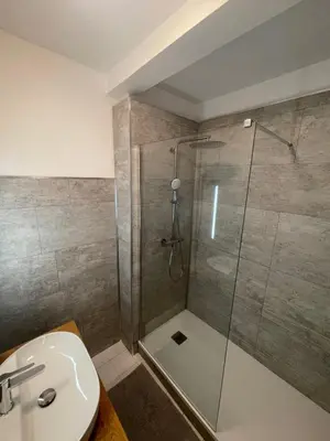 Salle de bains dans l'établissement Appartement 2 pers centre Siam