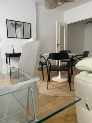 Coin salon dans l'établissement Appartement 2 pers centre Siam