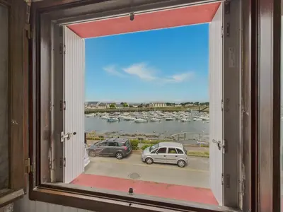 Plan de l'établissement Face au port - 350m plage - maison pour 6