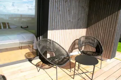 Plan de l'établissement Marie Galante - vue mer et jardin