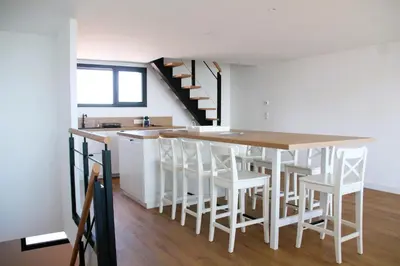 Plan de l'établissement Marie Galante - vue mer et jardin