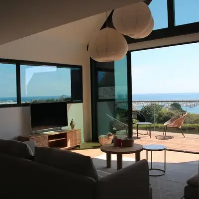 Marie Galante - vue mer et jardin