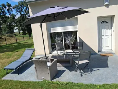 Jardin de l'établissement L'Oasis Ludique