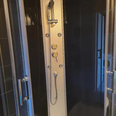 Salle de bains dans l'établissement Appartement Proche du centre