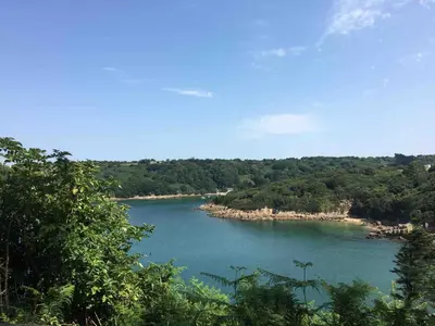 Paysage naturel près de la maison de vacances