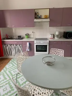 Cuisine ou kitchenette dans l'établissement Séjour en pays Bigouden
