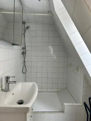 Salle de bains dans l'établissement Le Nid Masarde