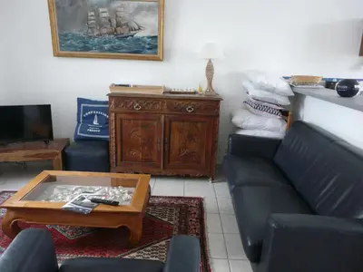 Coin salon dans l'établissement KER CORENTINE - Maison à Bénodet - BE6003