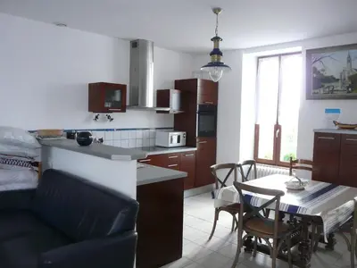 Cuisine ou kitchenette dans l'établissement KER CORENTINE - Maison à Bénodet - BE6003