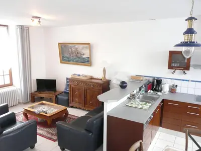 Cuisine ou kitchenette dans l'établissement KER CORENTINE - Maison à Bénodet - BE6003