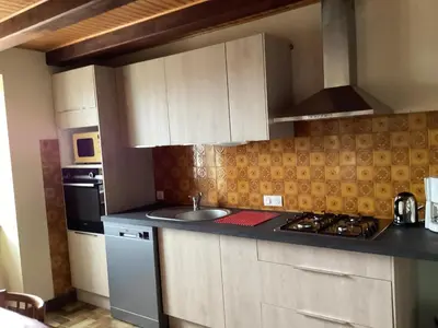 Cuisine ou kitchenette dans l'établissement KERVRANT - Maison Bretonne, Bord Mer - AD6008