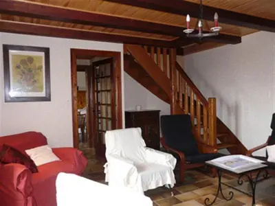 Coin salon dans l'établissement KERVRANT - Maison Bretonne, Bord Mer - AD6008
