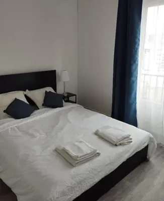 Un ou plusieurs lits dans un hébergement de l'établissement Grand appartement BREST pour max 11 personnes