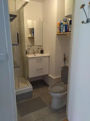 Salle de bains dans l'établissement Appartement BREST st martin