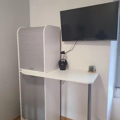 Télévision ou salle de divertissement dans l'établissement Appartement BREST st martin