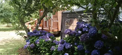 Jardin de l'établissement Roulotte Bigoudenne