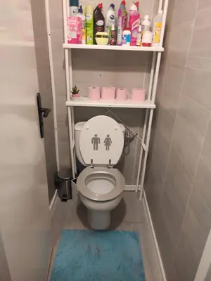 Salle de bains dans l'établissement Tréornou