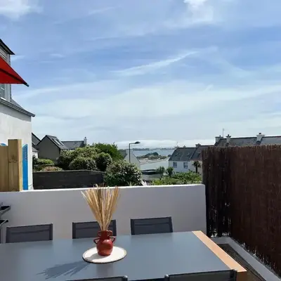 Gîte vue mer à 400m de la plage avec jacuzzi