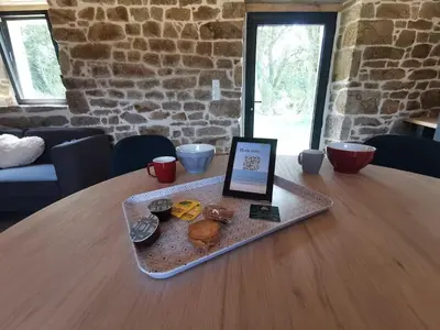 Nourriture dans la maison de vacances ou à proximité