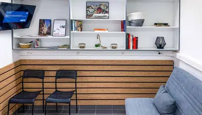 Cuisine ou kitchenette dans l'établissement Cosy logement Hyper Centre-ville