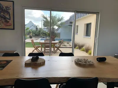 Plan de l'établissement VILLA de Standing, 10 personnes, Piscine, Spa à 200m des plages