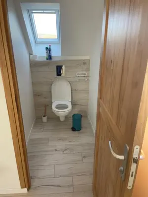Salle de bains dans l'établissement VILLA de Standing, 10 personnes, Piscine, Spa à 200m des plages