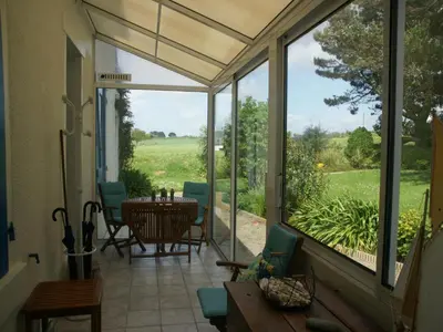 Jardin de l'établissement Holiday Home in Brittany near Sandy Beaches