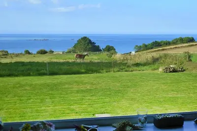 Paysage naturel près de la maison de vacances