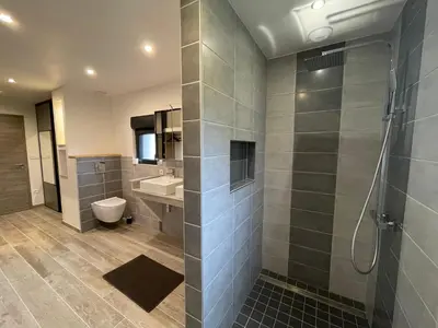 Salle de bains dans l'établissement Stay in Brittany House by St Michel