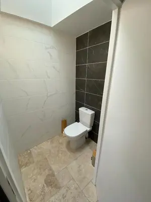 Salle de bains dans l'établissement Maison Yvonne