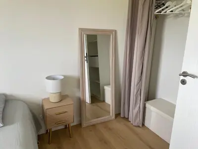 Coin salon dans l'établissement Jolie maison neuve proche du Guilvinec et des plages