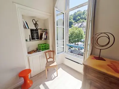 Cuisine ou kitchenette dans l'établissement L'Esquisse Morlaisienne