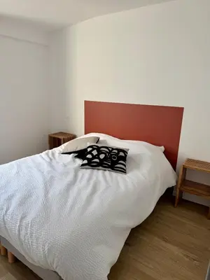Un ou plusieurs lits dans un hébergement de l'établissement Duplex en plein coeur de Landerneau