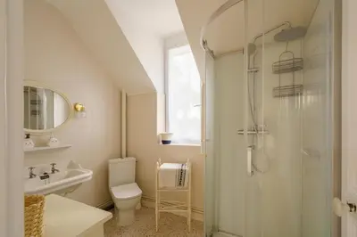 Salle de bains dans l'établissement Ker Gaïdic - Proche Plage