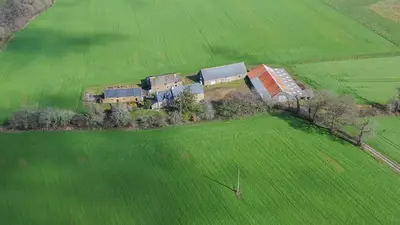 Paysage naturel près de la maison de vacances