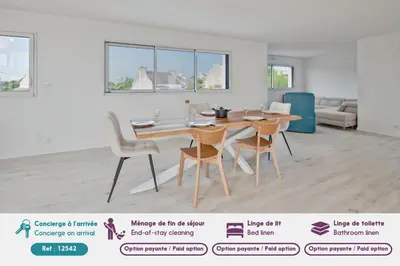 Plan de l'établissement Villa pour 9 - Piscine chauffée - Jacuzzi