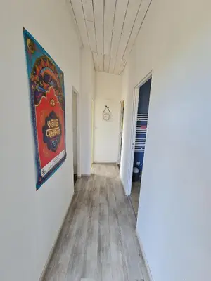 Plan de l'établissement Belle Maison bois avec piscine proche de la plage