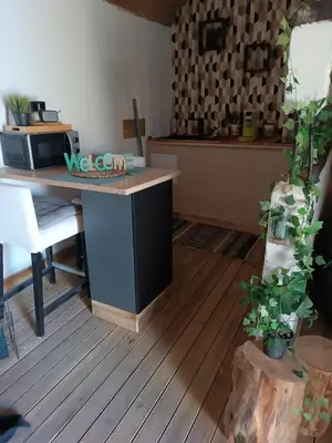 Plan de l'établissement Cabane cozzi dépendance à la ferme avec jacuzzi