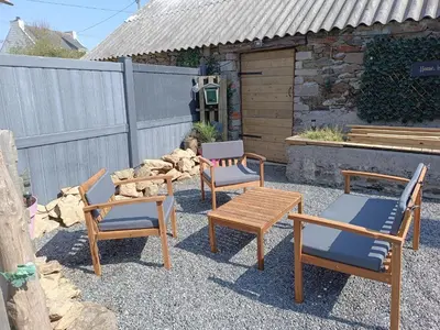 Plan de l'établissement Cabane cozzi dépendance à la ferme avec jacuzzi