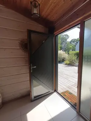 Plan de l'établissement Spacieux Chalet en Bois Massif au coeur du Finistère