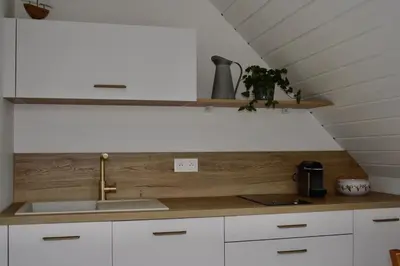 Cuisine ou kitchenette dans l'établissement TyGroaz studio in Porspoder
