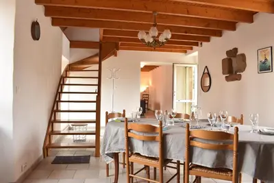 Plan de l'établissement Maison en pierre avec jardin, Côte de Granit Rose
