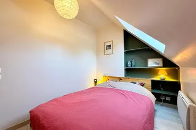 Un ou plusieurs lits dans un hébergement de l'établissement Havre de paix en Bretagne - Maison de charme