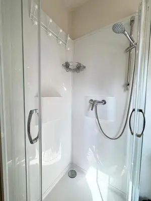 Salle de bains dans l'établissement Havre de paix en Bretagne - Maison de charme
